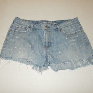 American Eagle Cutoff Shorts Light Wash Size 8